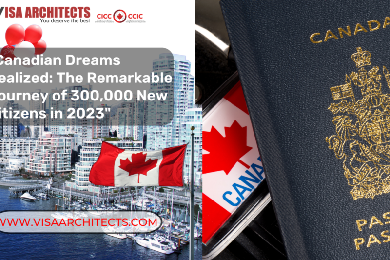 Canadian Dreams Realized: The Remarkable Journey of 300,000 New Citizens in 2023